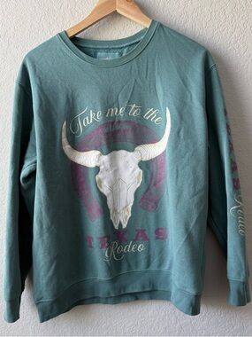 Love for Humanity “Take‎ me to the Texas Rodeo” graphic sweatshirt
